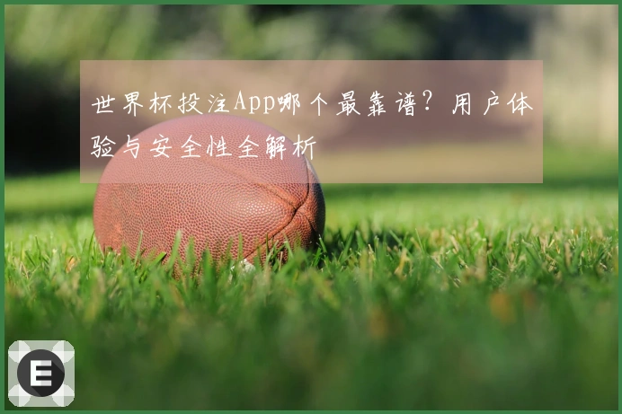 世界杯投注App哪个最靠谱？用户体验与安全性全解析